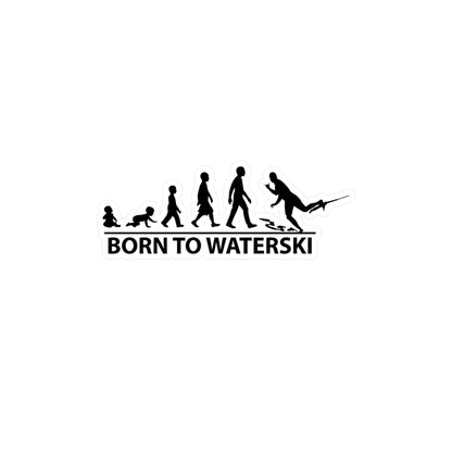 Born To Waterski Vinyl Decal