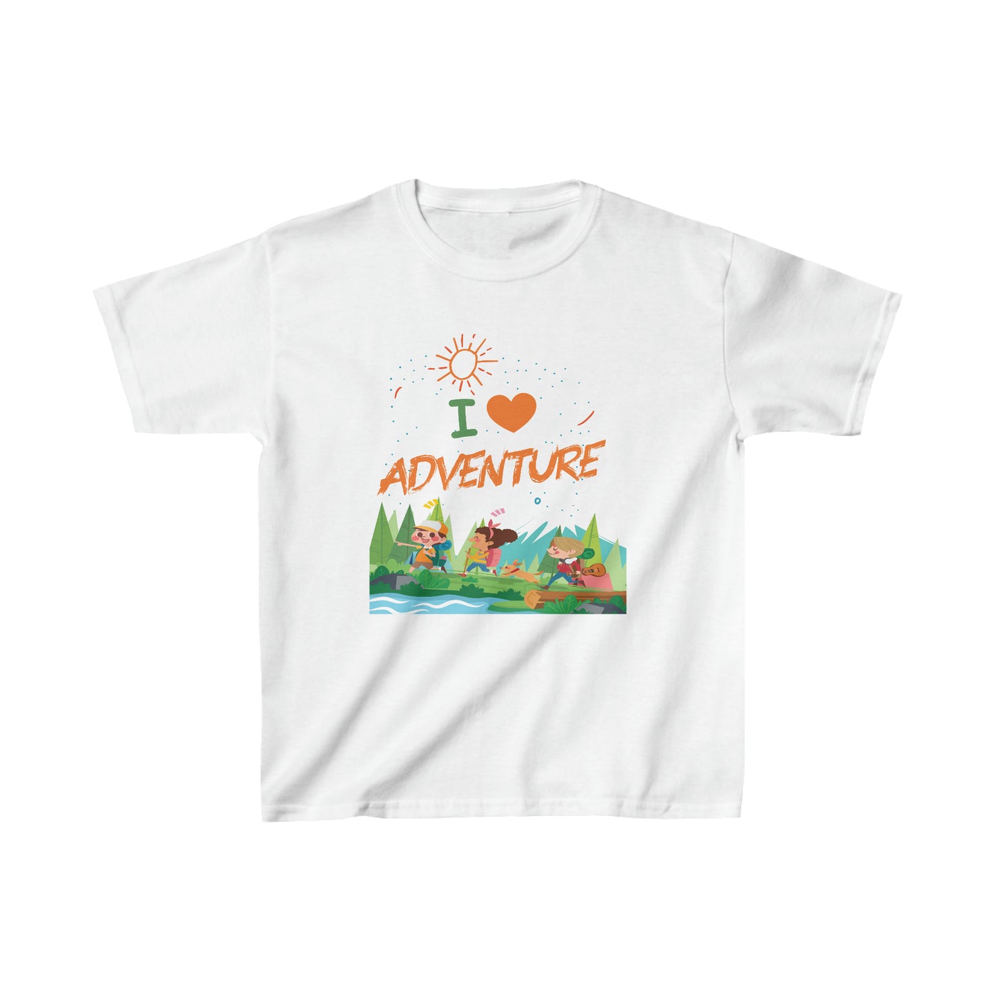 I Heart Adventure Kids Tee