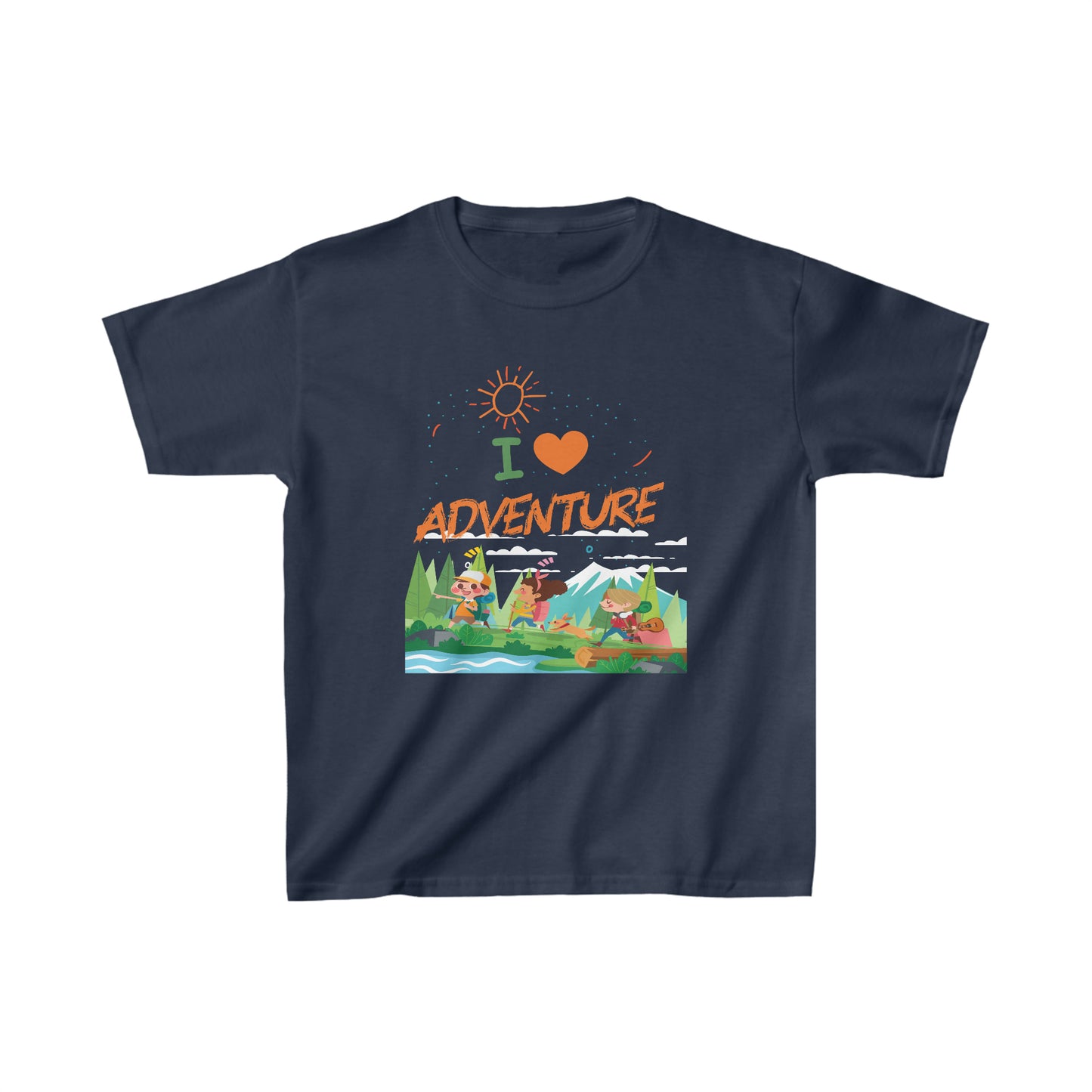 I Heart Adventure Kids Tee